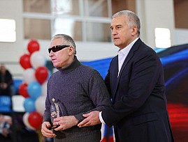 Спортсмены Крымской региональной организации ВОС получили заслуженные награды из рук главы Республики Крым