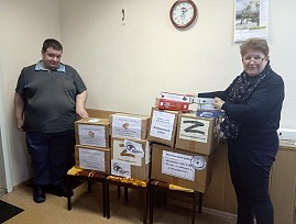 Члены Мордовской региональной организации ВОС передали гуманитарную помощь детям-сиротам Донбасса