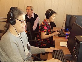 Первая группа инвалидов по зрению Алтайской региональной организации ВОС прошла обучение на курсах компьютерной грамотности в рамках проекта «Компьютер для незрячего – его глаза»