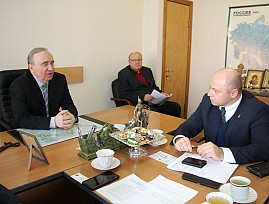Вице-президент ВОС В. В. Сипкин провёл переговоры с министром правительства Тульской области о поддержке предприятия ВОС