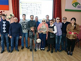 В Курской региональной организации ВОС разработана новая интеллектуальная игра для инвалидов по зрению «Крестословица»