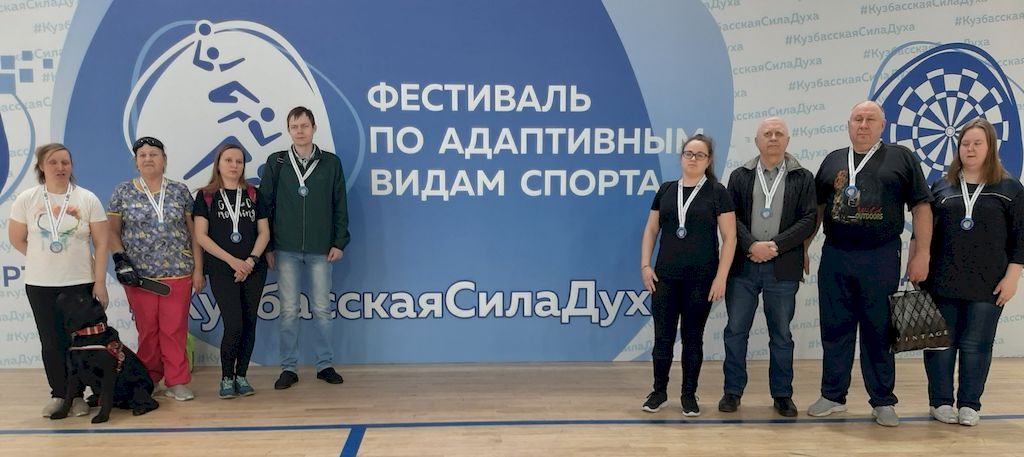 Спортсмены Кемеровской РО ВОС на церемонии открытия фестиваля