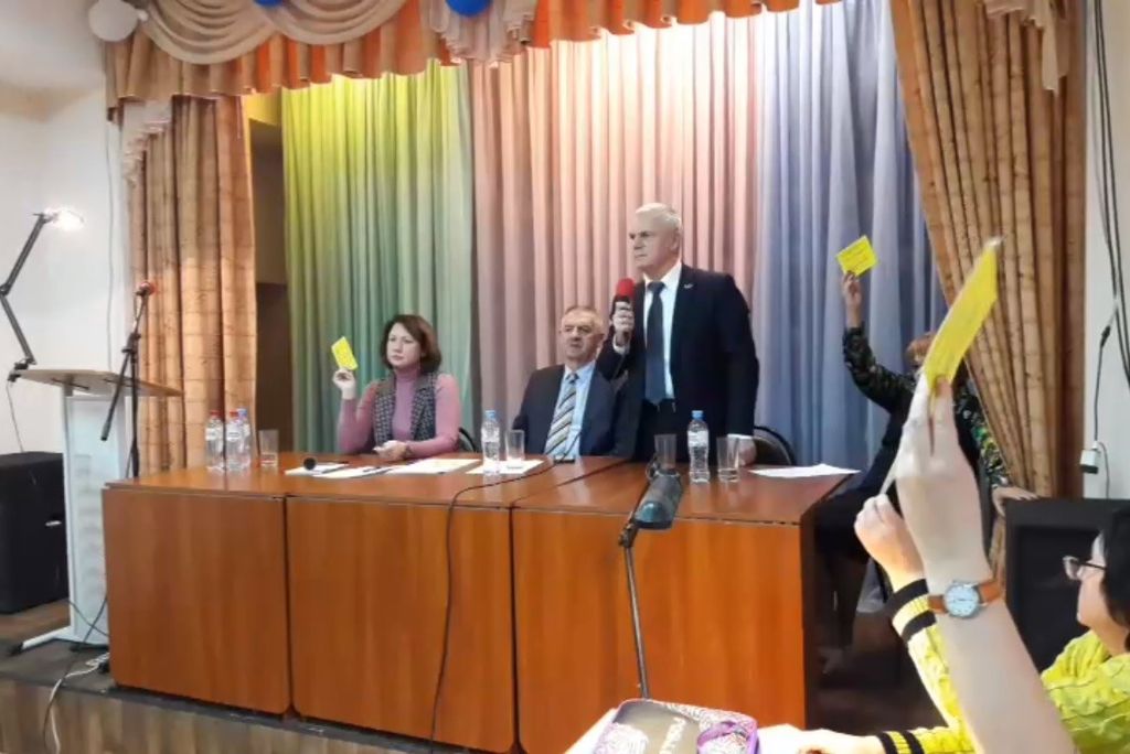 Выступление полномочного представителя президента ВОС в Приволжском ФО В. А. Федорина