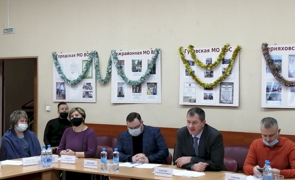 Выступление первого заместителя губернатора Калининградской области С. В. Елисеева
