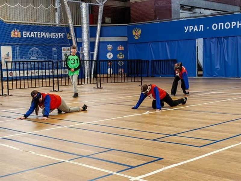 Спортсмены Свердловской РО ВОС на соревнованиях по голболу