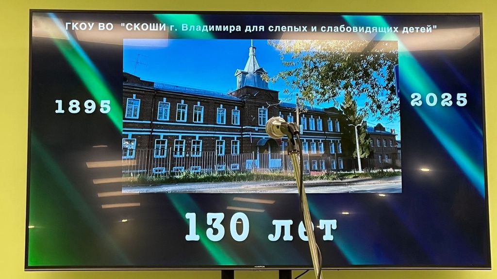 Баннер к 130-летию школы