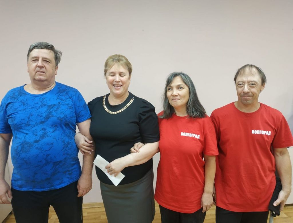 Представители одной из команд по шоудауну