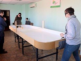 В Мордовской региональной организации ВОС состоялись III Республиканские соревнования на личное первенство по настольному теннису для слепых