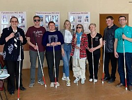 Центр реабилитации Калининградской региональной организации ВОС проводит активную работу с активом общества слепых