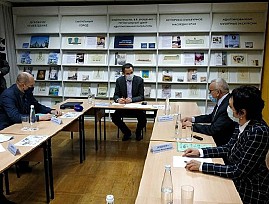 Представители Белгородской региональной организации ВОС провели рабочую встречу с ВРИО губернатора Белгородской области В. В. Гладковым