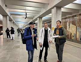 Специалисты Всероссийского общества слепых содействуют московскому метрополитену во внедрении сервисов, помогающих ориентировке незрячих в столичной подземке