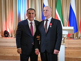 Председатель Татарской региональной организации ВОС В. А. Федорин награждён медалью ордена «За заслуги перед Отечеством» II степени