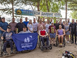 Члены Тверской региональной организации ВОС приняли участие в просветительской акции «Тверь: дайвинг без границ!»
