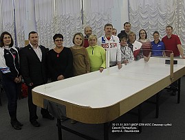 В Санкт-Петербургской региональной организации ВОС состоялся Всероссийский семинар для судей по настольному теннису – спорту слепых