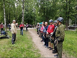 Спортсмены Кировской региональной организации ВОС приняли участие в чемпионате области по спортивному туризму