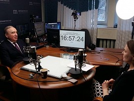 Вице-президент ВОС В.В. Сипкин в прямом эфире интернет-радиостанции «МедиаМетрикс» 