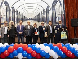 Президент ВОС В. В. Сипкин поздравил с юбилеем Центр обеспечения мобильности пассажиров московского метрополитена