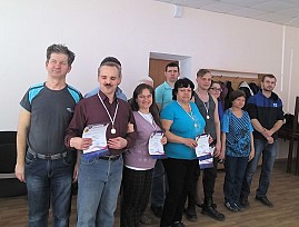 В Крымской РО ВОС проведен чемпионат по настольному теннису для слепых