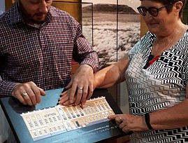 Руководство и активисты Оренбургской региональной организации ВОС посетили выставку тактильных моделей экспонатов из коллекции сарматского золота