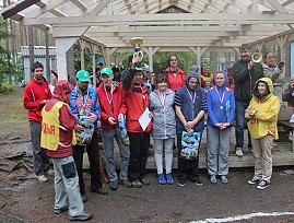 В Ленинградской области прошел чемпионат по туристическому многоборью среди лиц с нарушением зрения