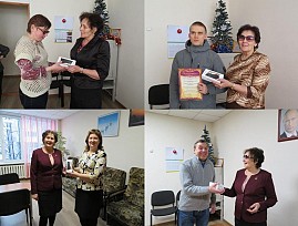 Активисты Алтайской региональной организации ВОС получили в подарок новые смартфоны Samsung Galaxy A12