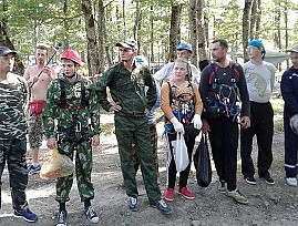 Незрячие туристы Краснодарской региональной организации ВОС съехались на Краевой спортивный туристический слёт среди инвалидов по зрению