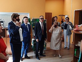 Делегация представителей Совета по делам лиц с инвалидностью при Кабинете министров Киргизской Республики посетила предприятие ВОС КРИ «Контакт»