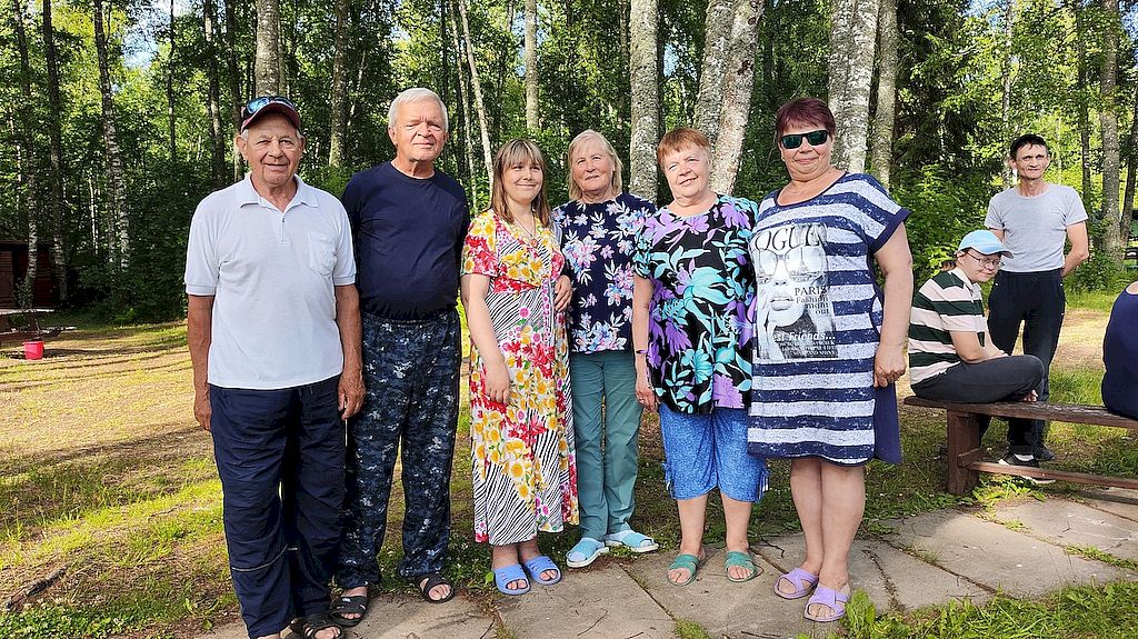 Одна из команд - участников фестиваля.