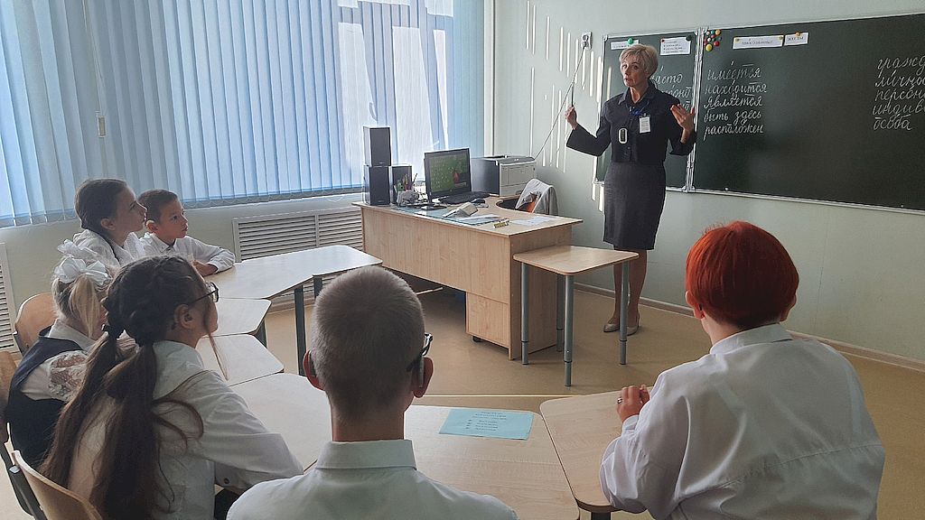 Встреча в Грязовецкой школе