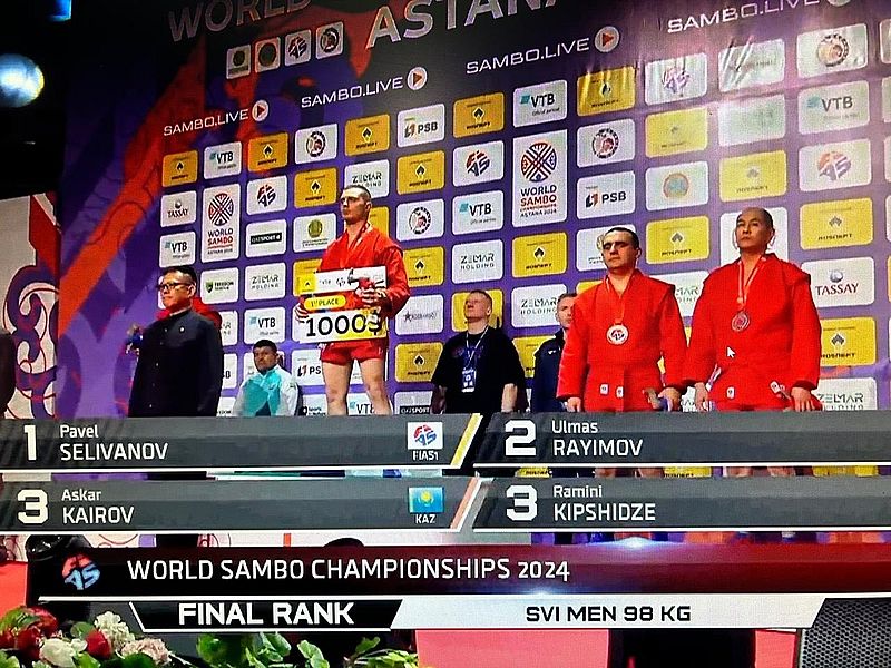 Победитель и призёры чемпионата мира
