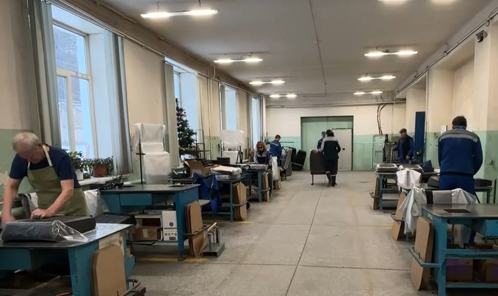 стоп-кадр из видео: работа предприятия