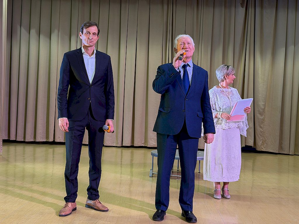 на сцене Юрий Третьяк