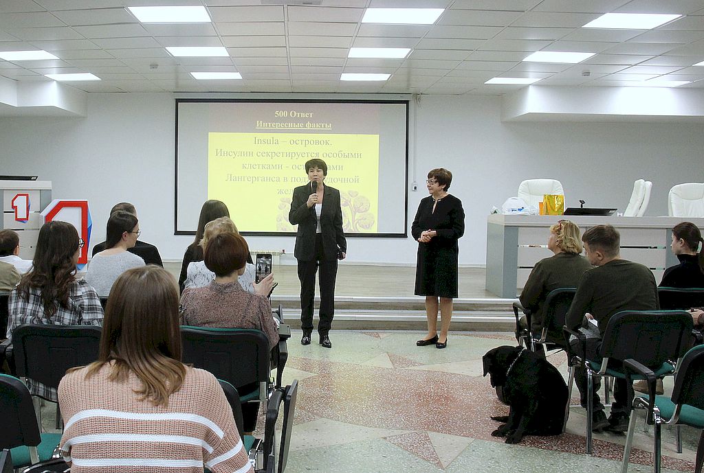 выступление председателя Тюменской организации ВОС Галины Тунгусовой