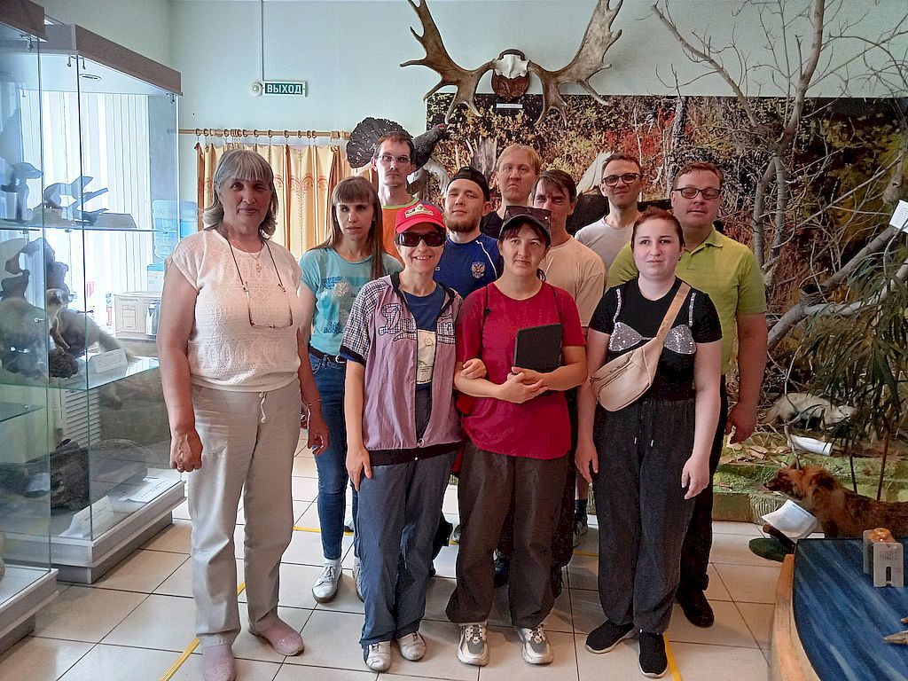 Участники мероприятия в музее