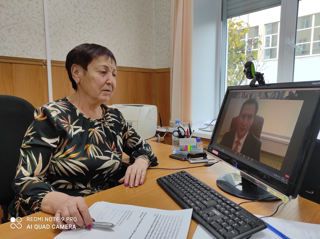 Председатель Свердловской РО ВОС М. А. Юдина участвует в работе круглых столов в онлайн-режиме