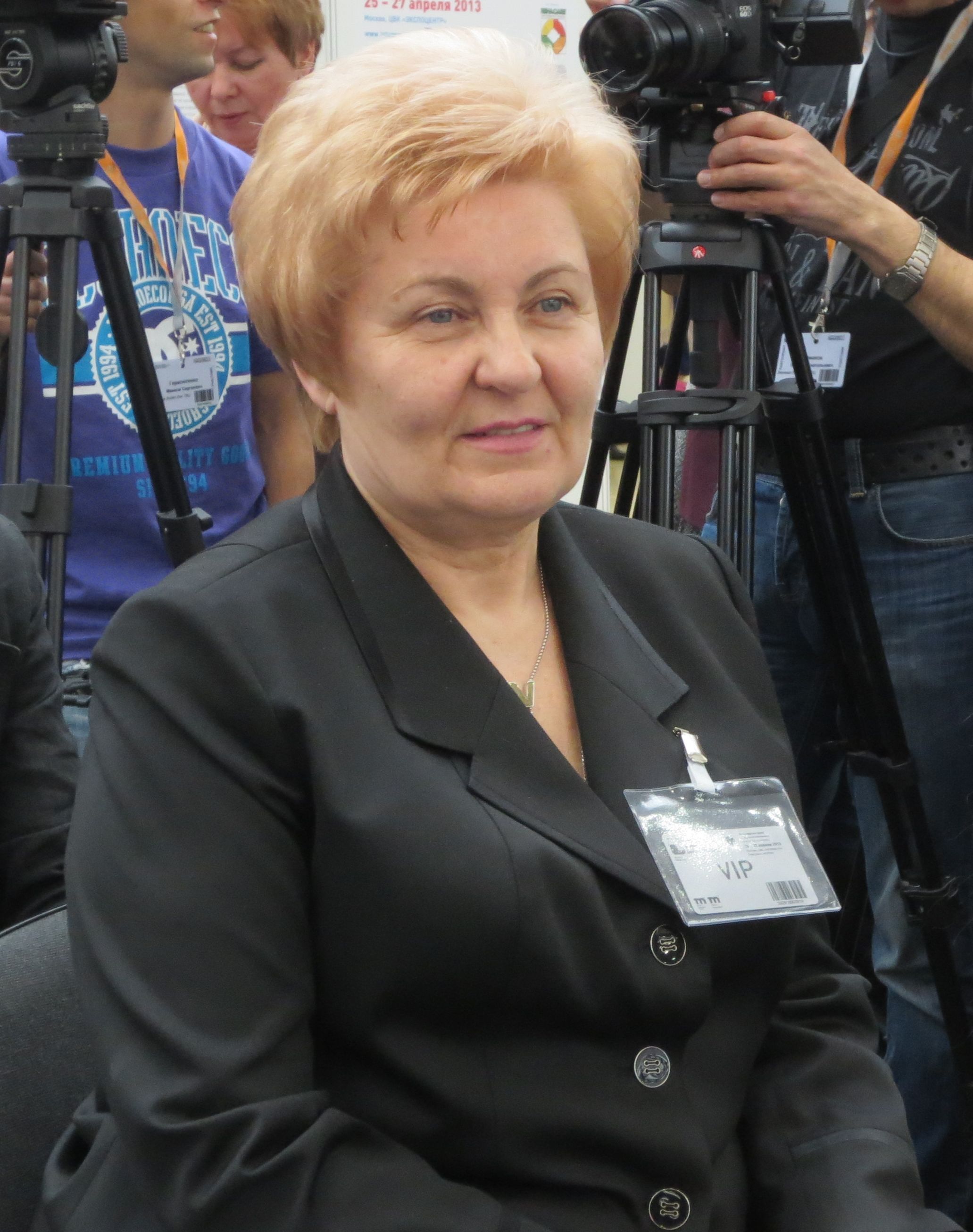Вице-президент ВОС Л. П. Абрамова