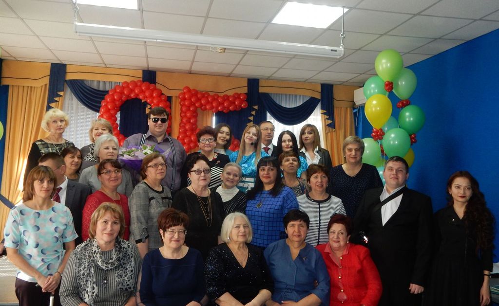 Председатели местных организаций ВОС Оренбургской РО ВОС на праздновании 85-летнегю юбилея организации