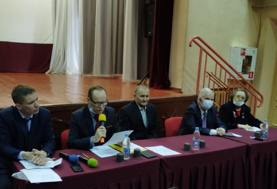 Выступление В. Я. Матвеева на отчётно-выборной конференции Чебоксарской МО ВОС