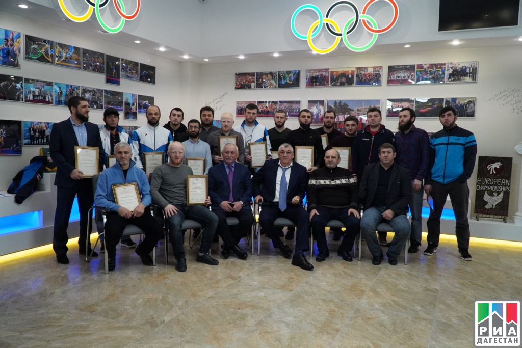 Церемония награждения незрячих футболистов в Министерстве спорта Республики Дагестан