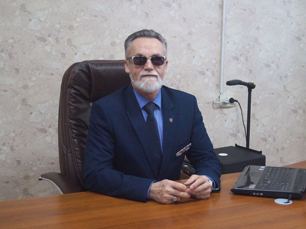 Председатель Липецкой РО ВОС Н. А. Сарычев