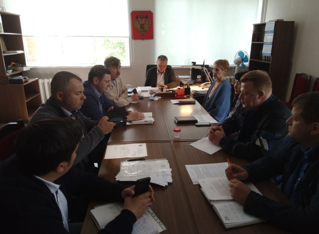 А. Б. Колосов проводит рабочее совещание с генеральными директорами предприятий ВОС