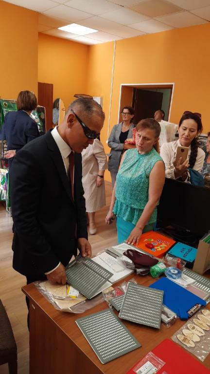 Ознакомление киргизских гостей с производством предприятия ВОС