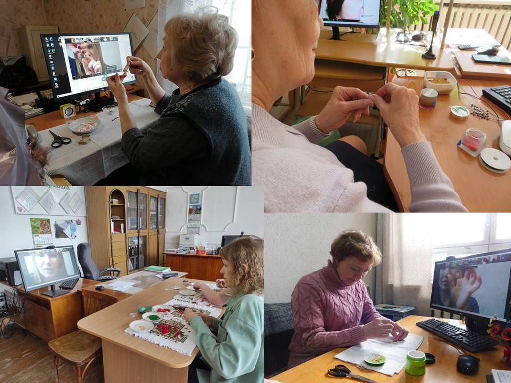 Члены Алтайской РО ВОС изготавливают поделки своими руками в режиме онлайн