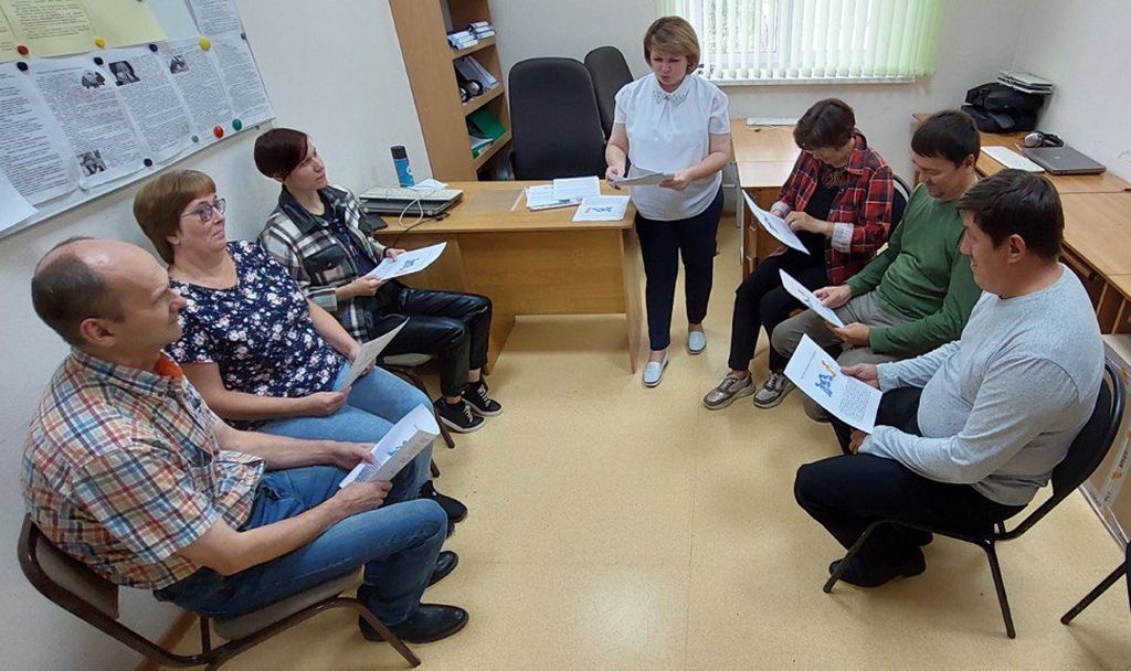 Участники проекта проходят обучение на базе Тюменской РО ВОС