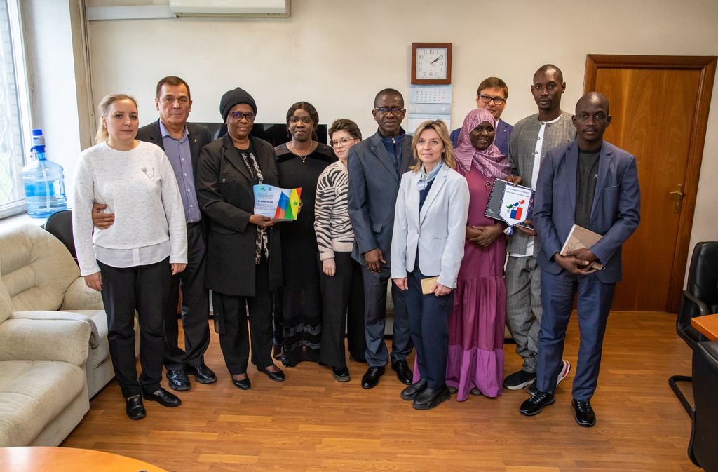 Общее фото делегации Республики Сенегал и руководства КСРК ВОС