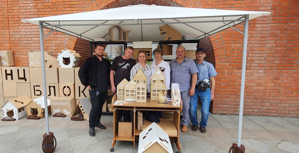 Экспозиция предприятия ВОС ООО "Концблок-Волжск" на выставке-ярмарке "Сделано в Марий Эл"