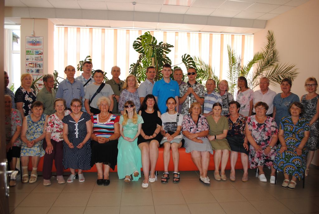 Общее фото команды социального проекта Чувашской РО ВОС